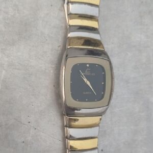 Gold and Silver Quartz Watch